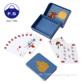 CMYK Druckkunstpapier benutzerdefinierte Poker -Karten zahlen Karten